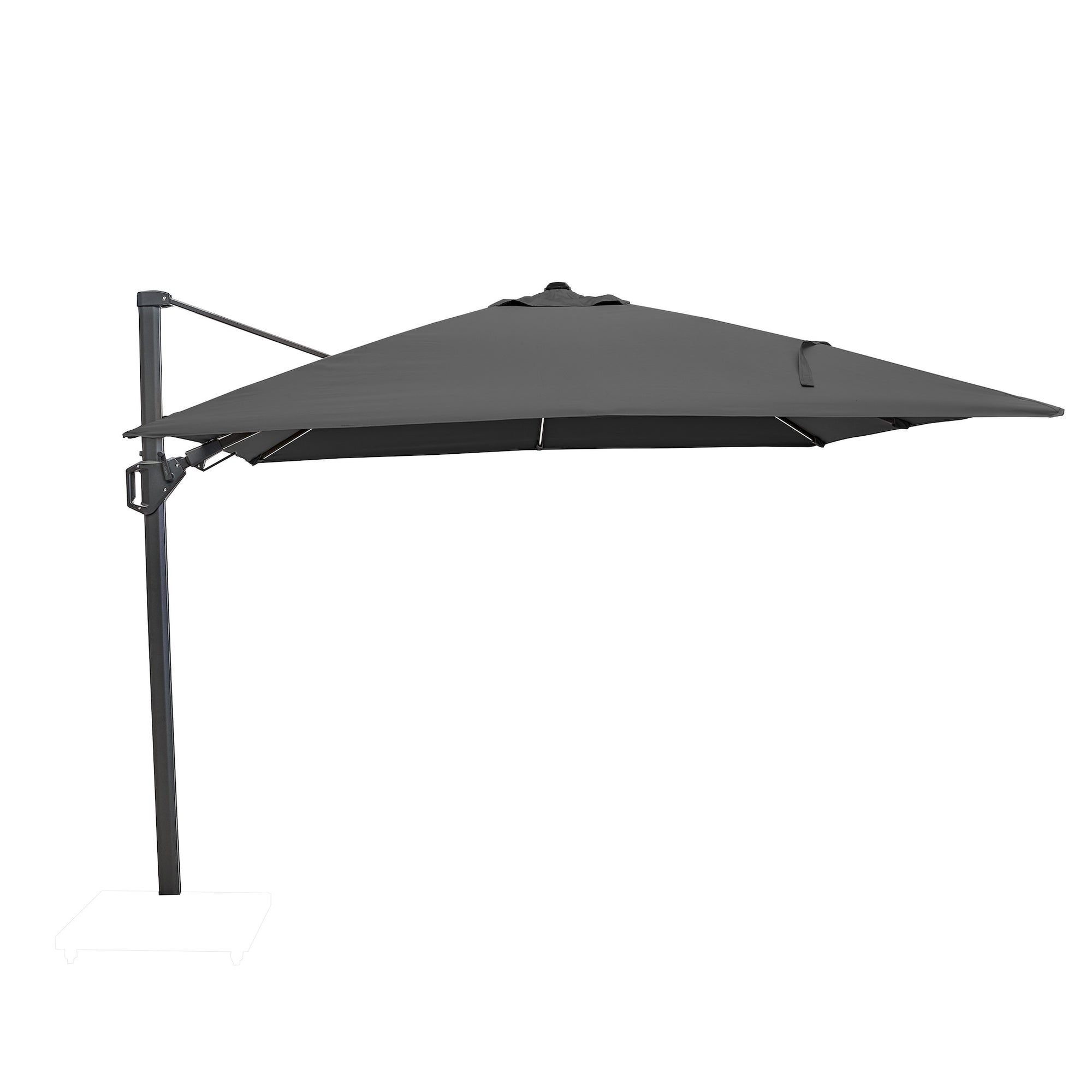 Platinum Glow 3m Square Parasol