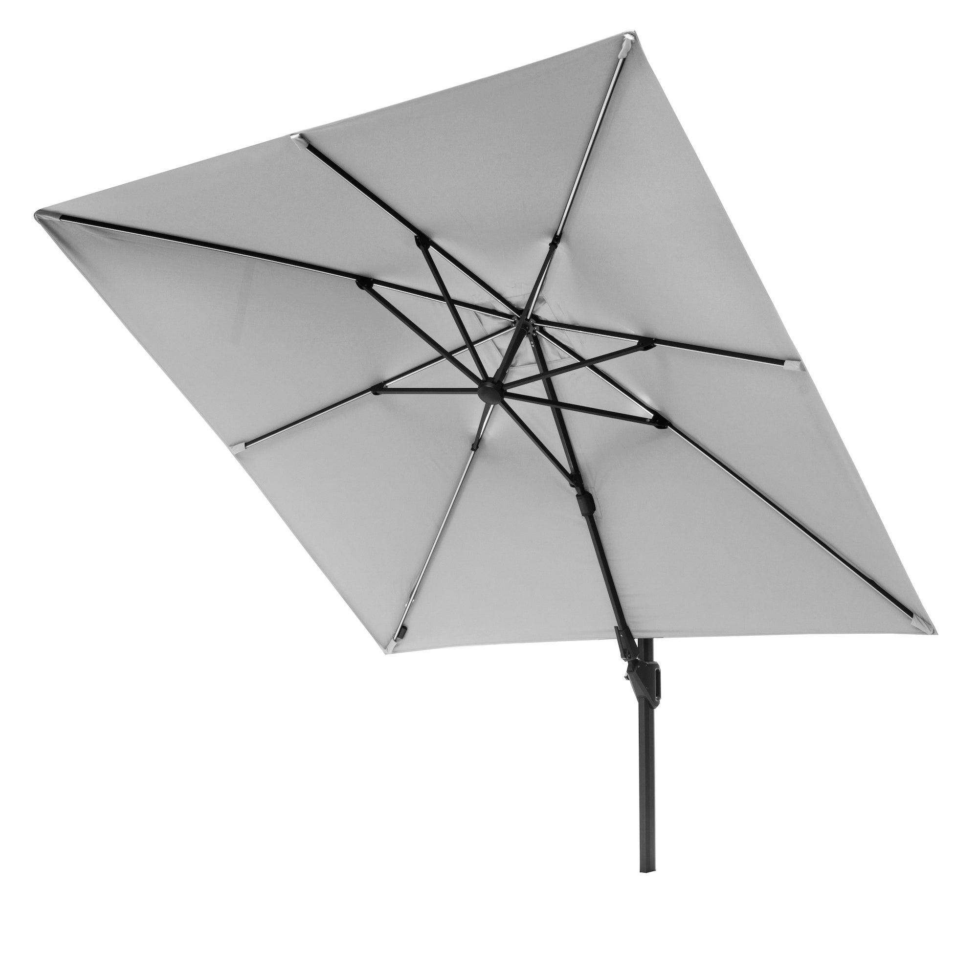 Platinum Glow 3m Square Parasol