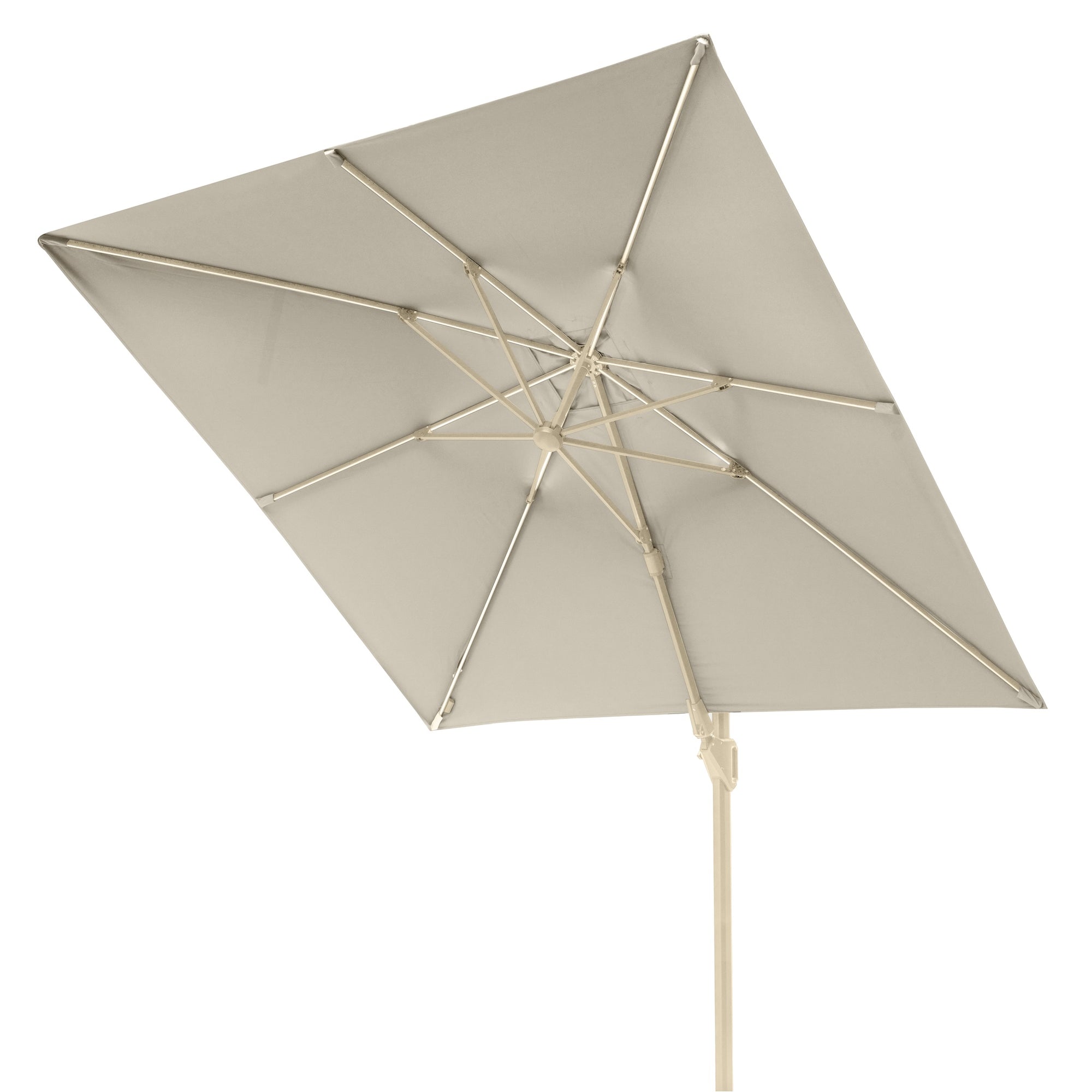 Platinum Glow 3m Square Parasol