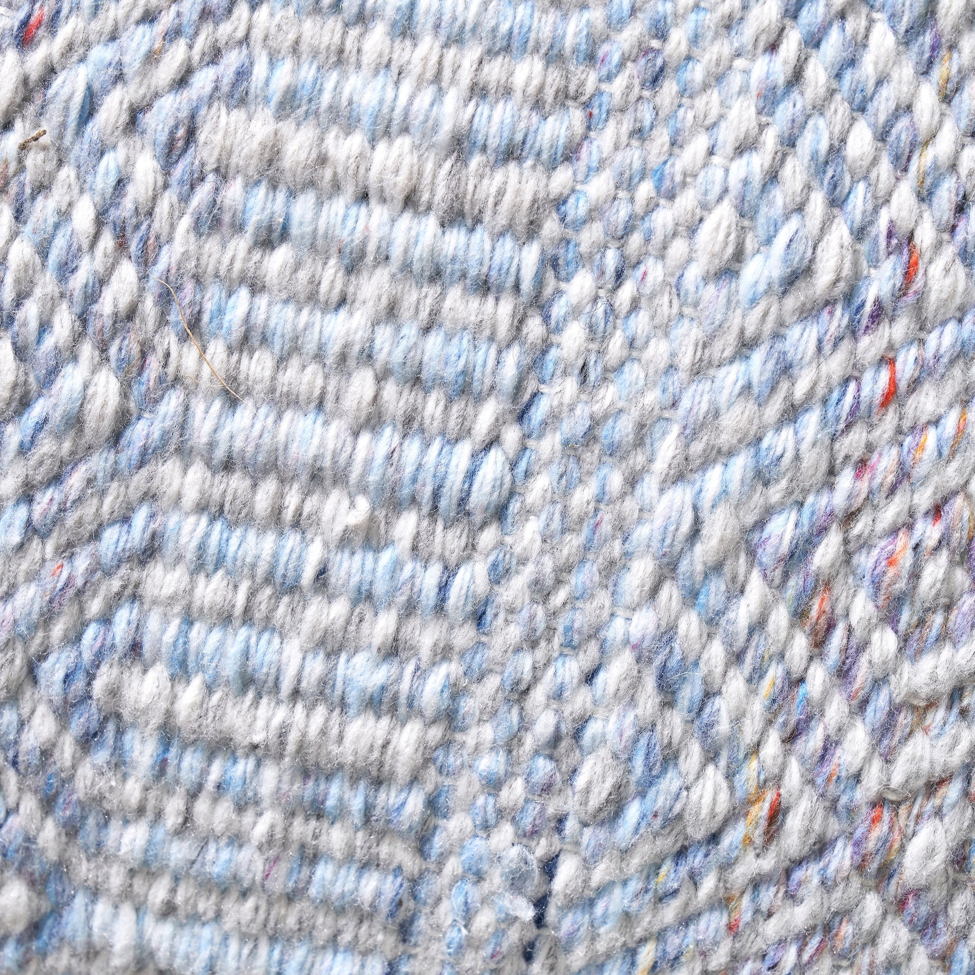 Outdoor Aqua Blue and White Inca Design Scatter Cushion