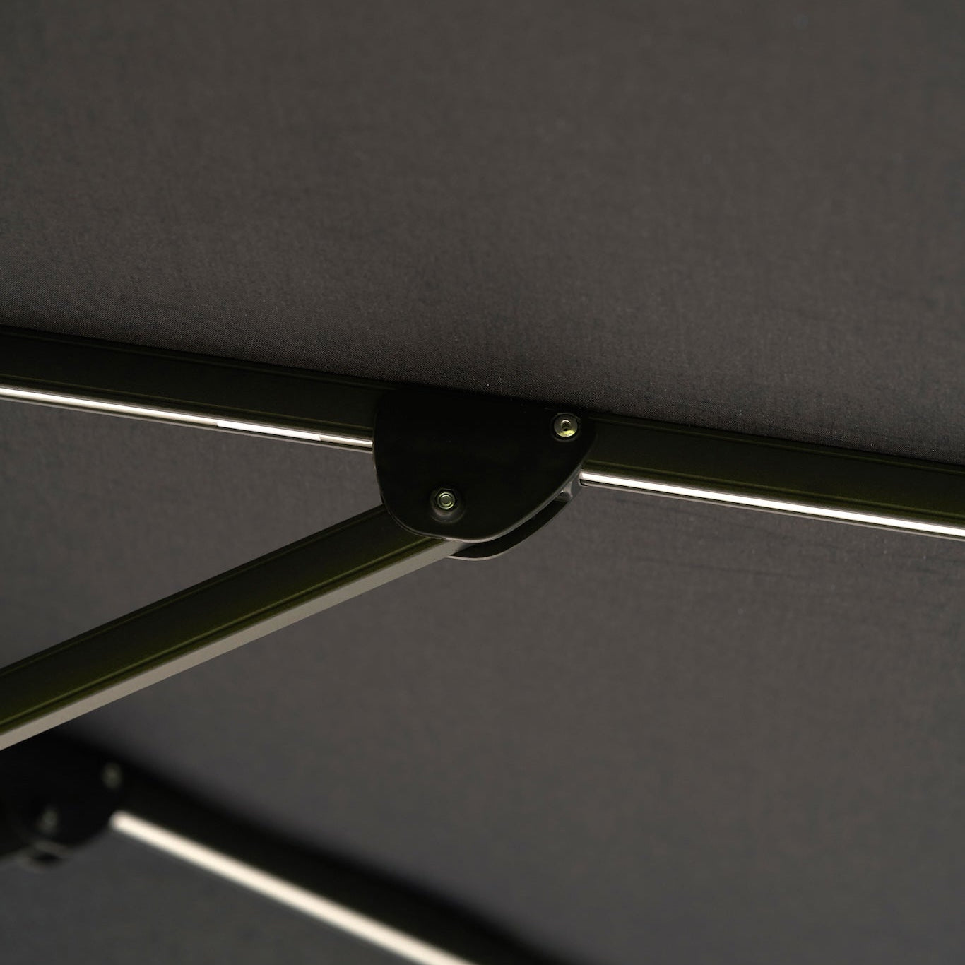 Platinum Glow 3m Square Parasol - Premium