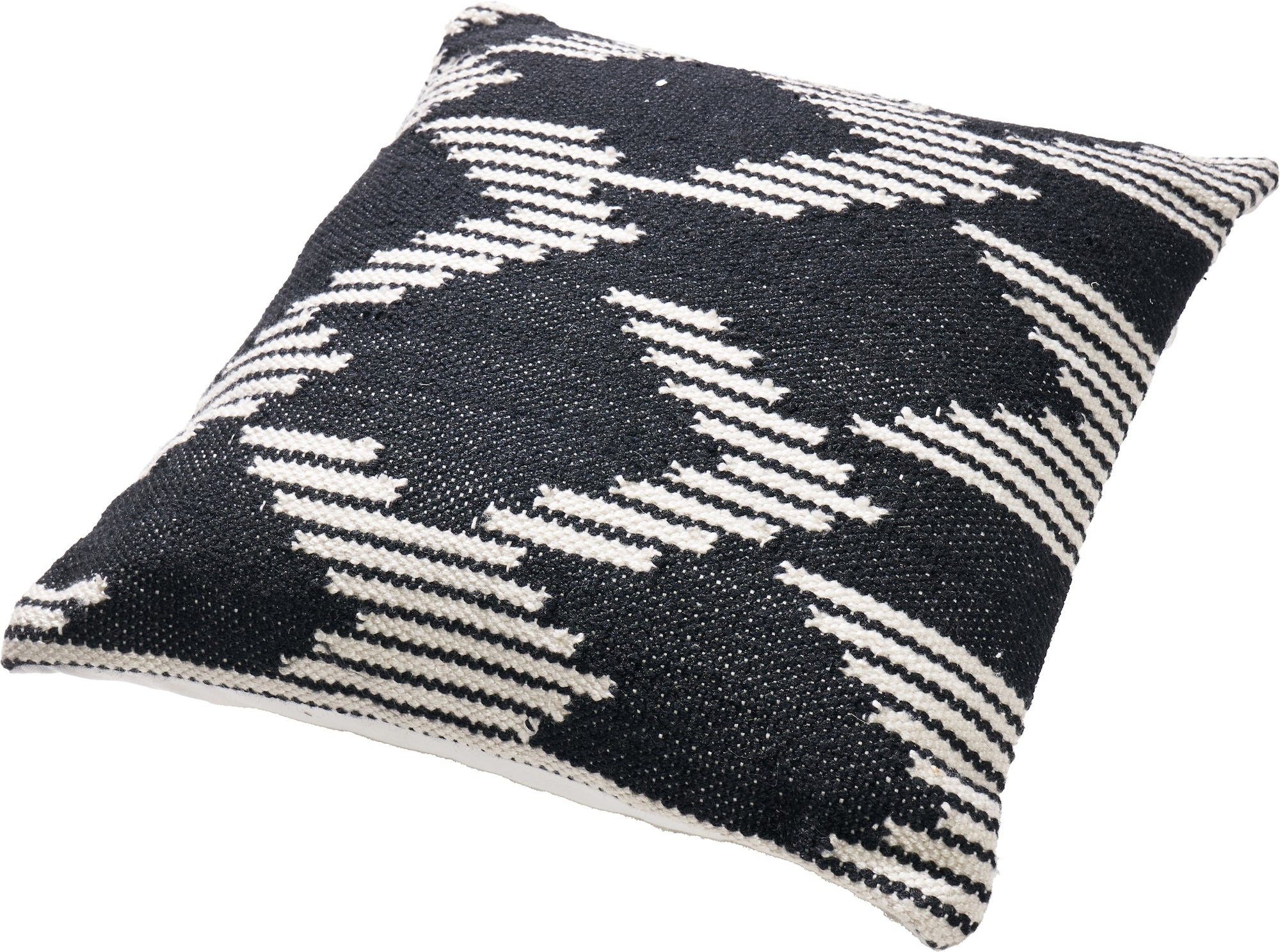 Outdoor Black and White Chevron Design Scatter Cushion