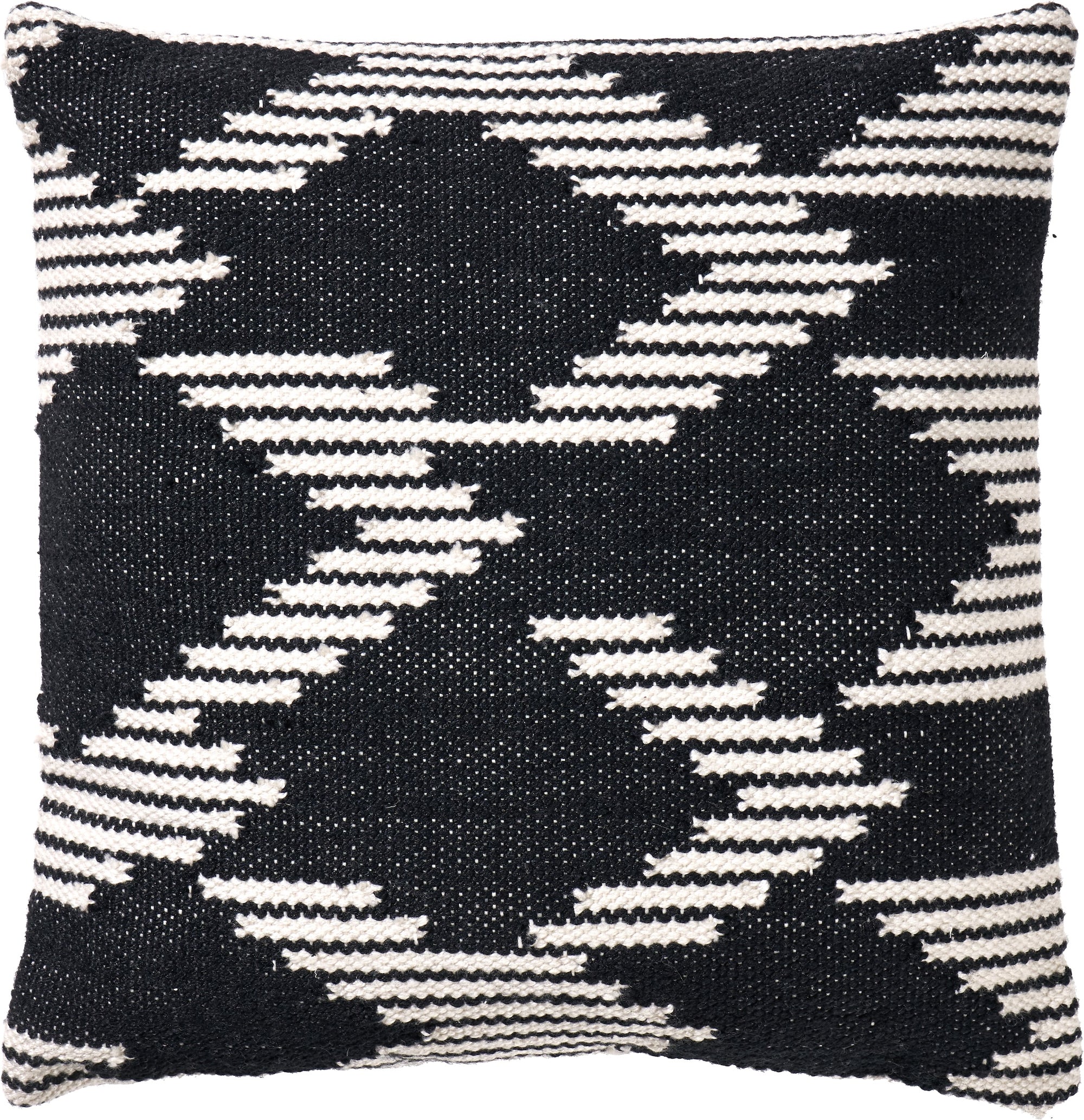 Outdoor Black and White Chevron Design Scatter Cushion