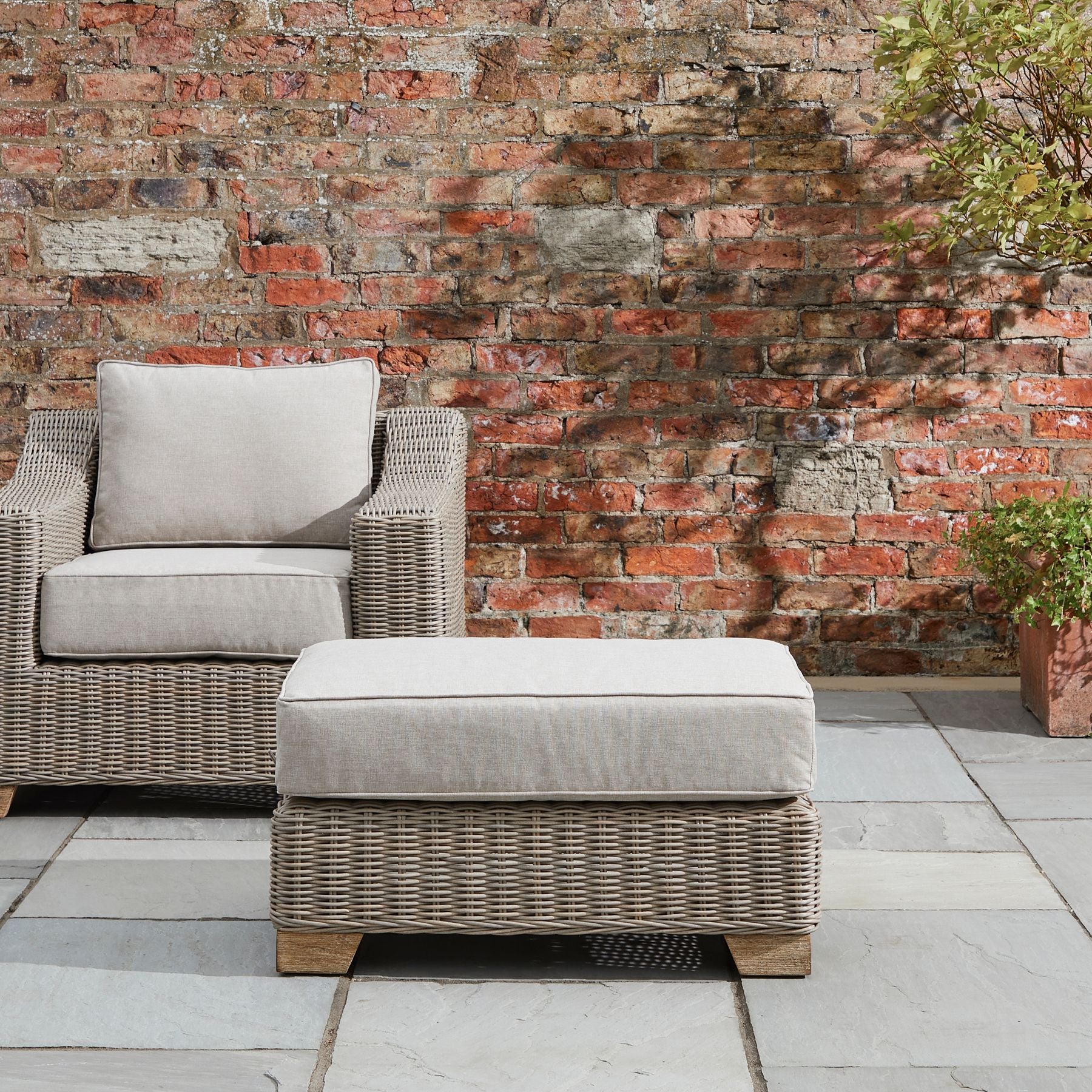 Capri Collection Outdoor Footstool