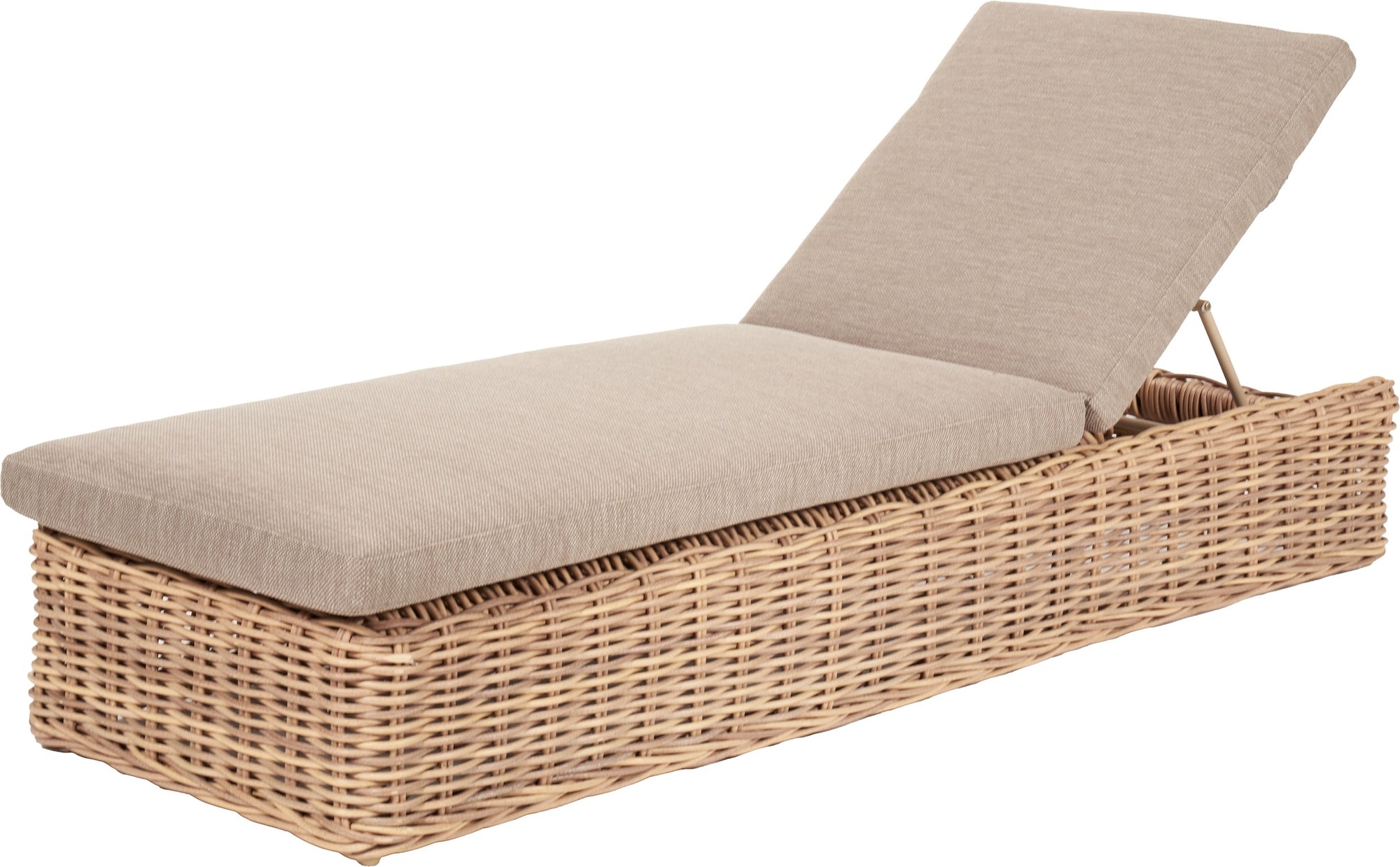 Garda Natural Antique Outdoor Sunlounger