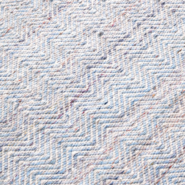 Tony Iro Rug Aqua Blue & White Indoor Outdoor Rug – Eco-Friendly & Weatherproof ...