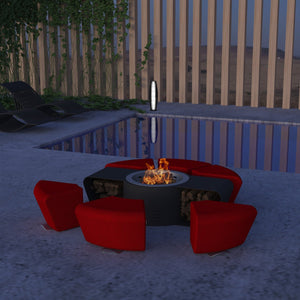 Circus Fire Pit with Seating - IRO Living