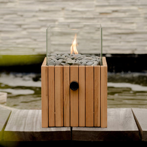 Cosiscoop Timber Square Fire Lantern - IRO Living