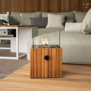 Cosiscoop Timber Square Fire Lantern - IRO Living