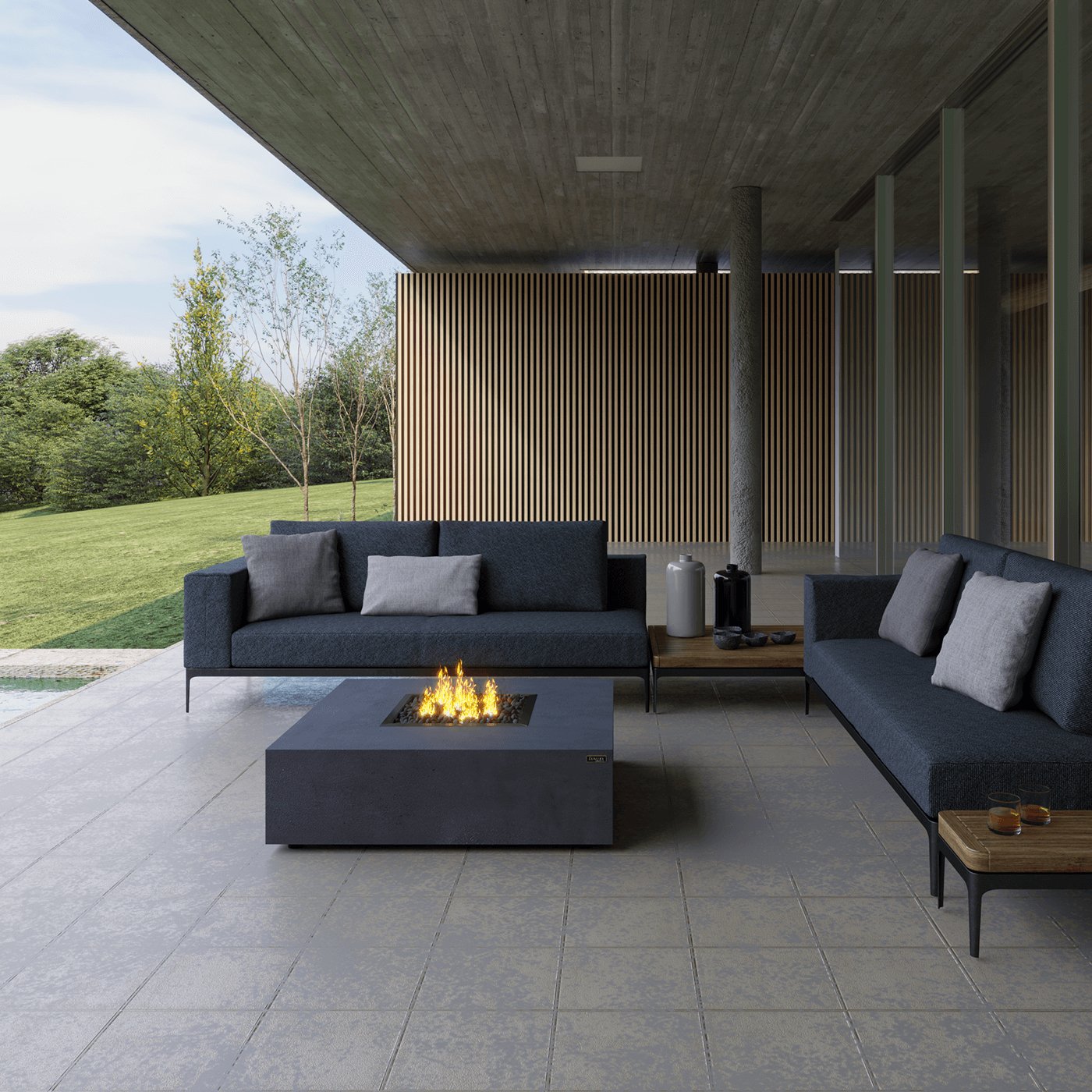 Monte Gas Fire Pit - IRO Living