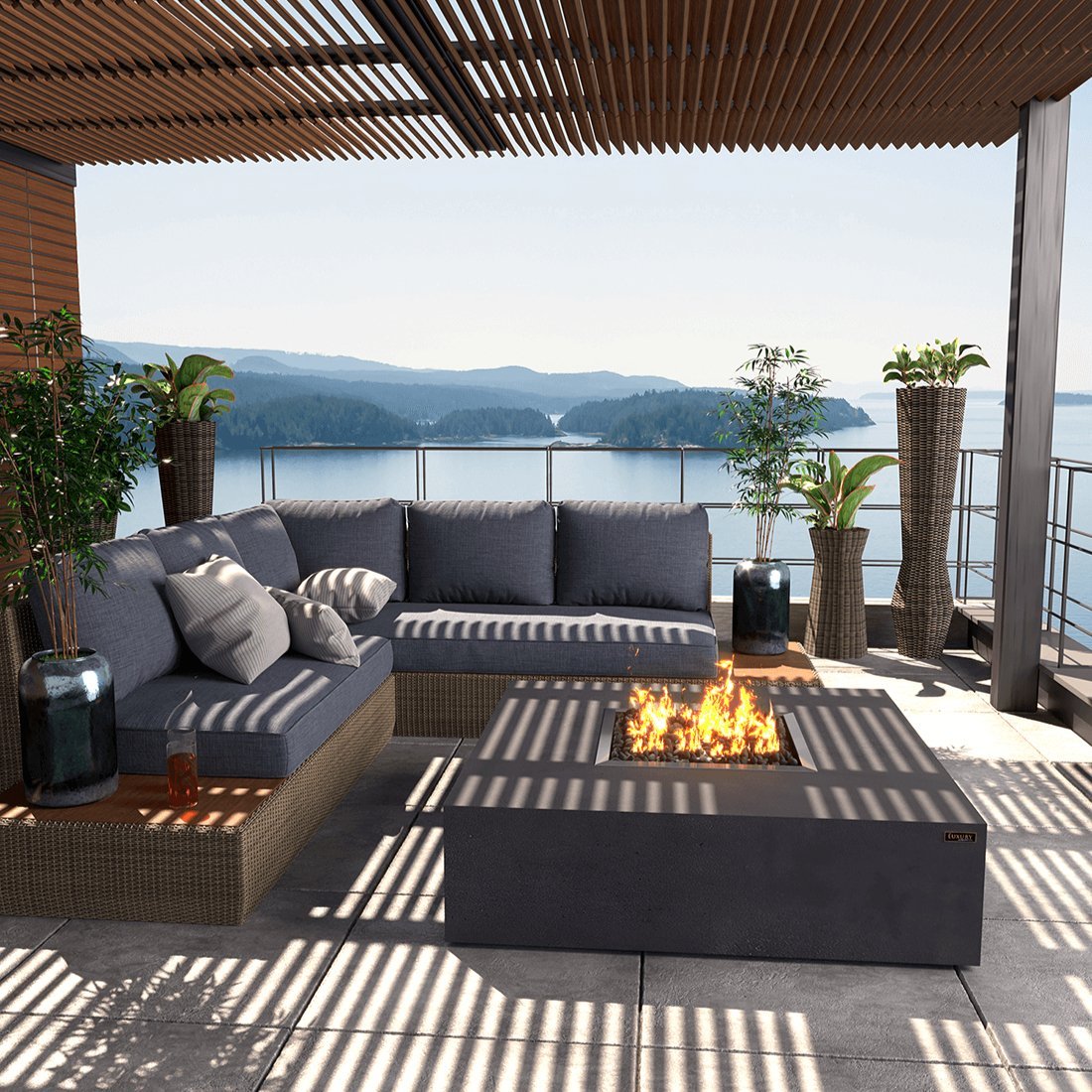 Monte Gas Fire Pit - IRO Living